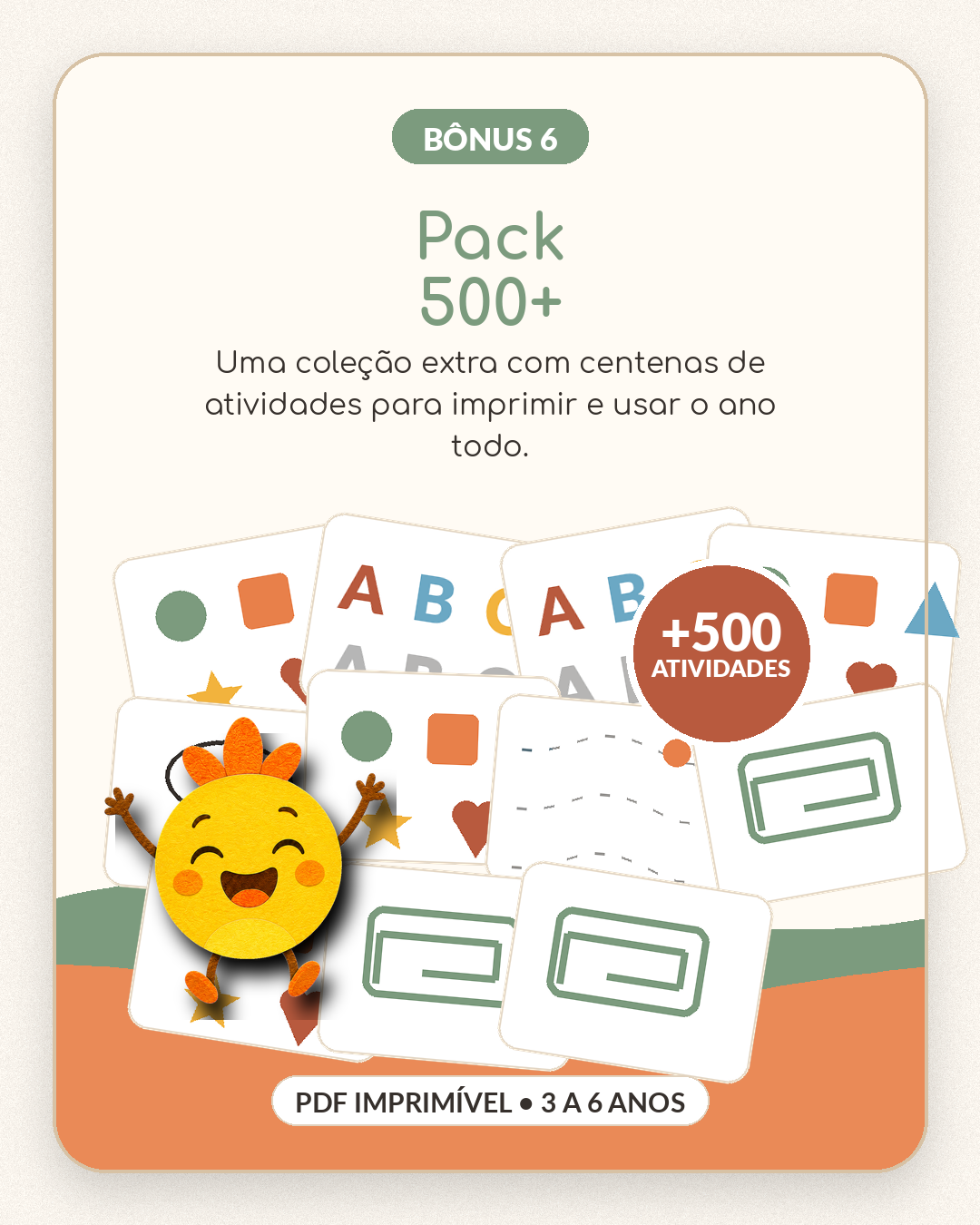 Bônus 6: Pack 500+ Atividades